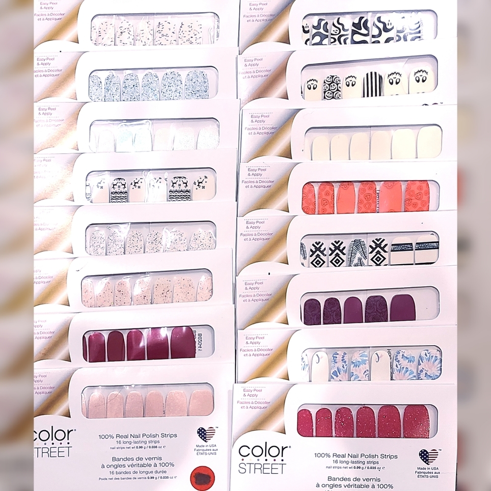 Color Street lot of 52 Nail Polish Strips sets